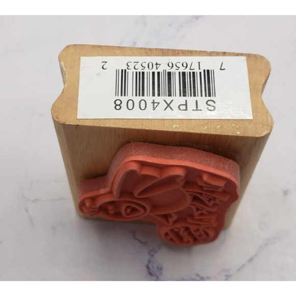 Easter Chick With Egg Canadian Maple Collections Rubber Stamp - Picture 5 of 7